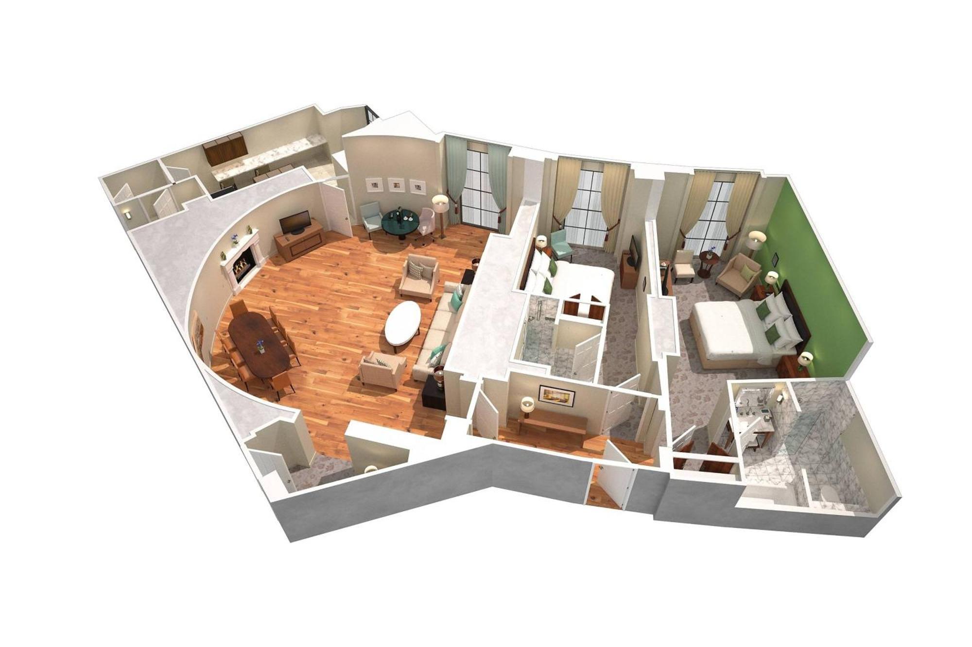 St. Pancras Renaissance Hotel Лондон Екстериор снимка 3D floor plan